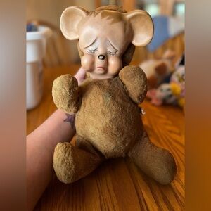 RARE ANTIQUE 1959-1960 Knickerbocker Pouting Bear